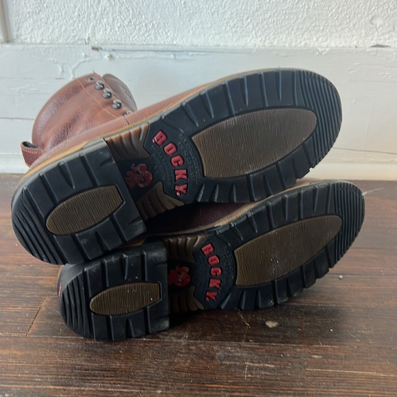 Rocky Waterproof Leather Mens Work Boots Size 11 - Picture 6 of 9